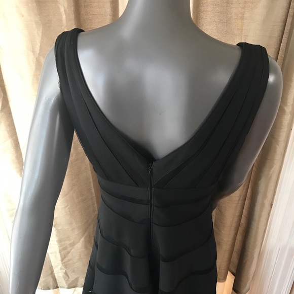 WHBM Black A-line Dress - Picture 3 of 8